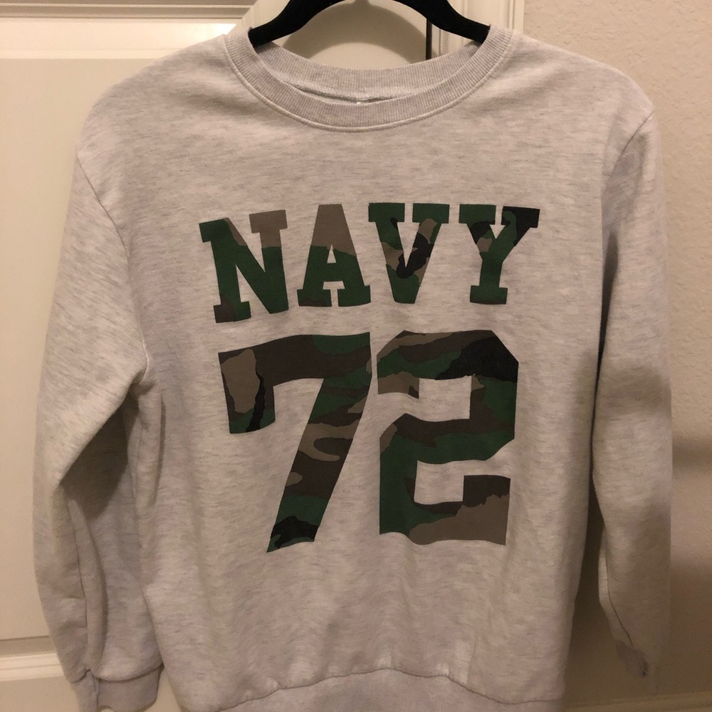 Navy 72 crewneck hoodies